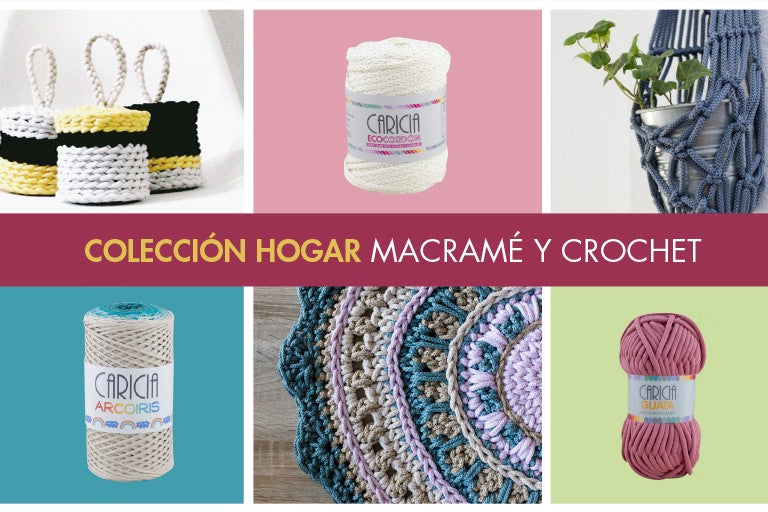 Colección hogar: Macramé y Crochet