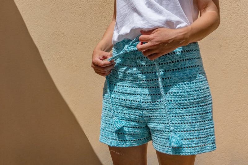 Bermudas caladas de crochet